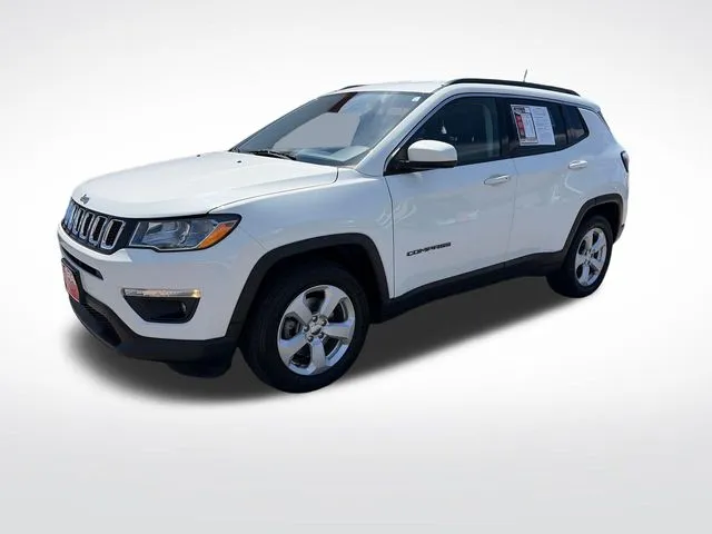 White 2018 Jeep Compass Latitude for sale in Perham, MN