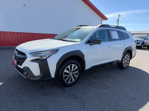 White 2024 Subaru Outback Premium for sale in Perham, MN