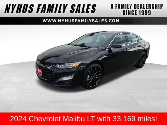 Black 2024 Chevrolet Malibu LT for sale in Perham, MN