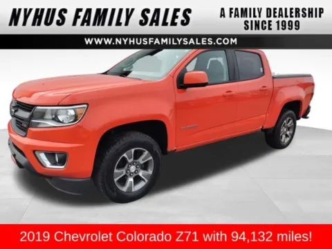Orange 2019 Chevrolet Colorado Z71 for sale in Perham, MN