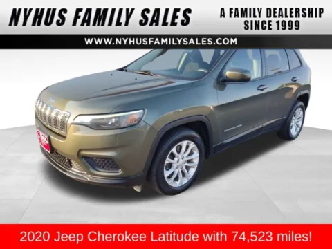 Green 2020 Jeep Cherokee Latitude for sale in Perham, MN