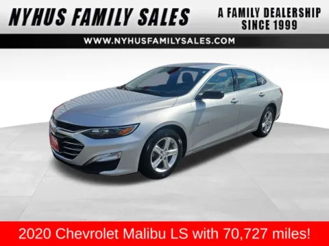 Silver 2020 Chevrolet Malibu LS for sale in Perham, MN