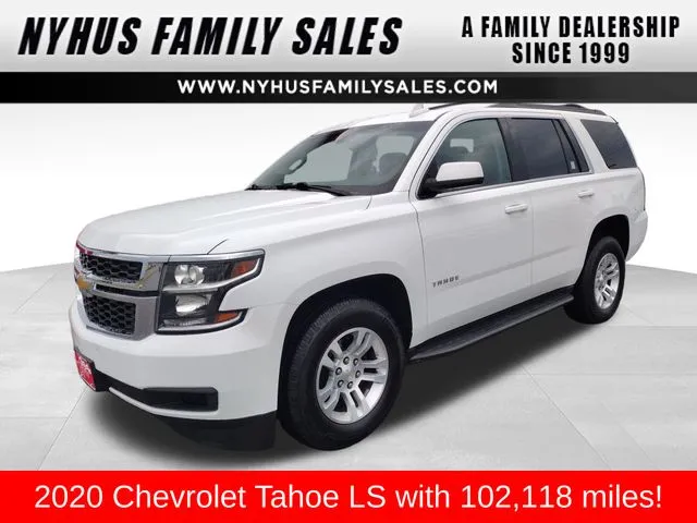 White 2020 Chevrolet Tahoe LS for sale in Perham, MN