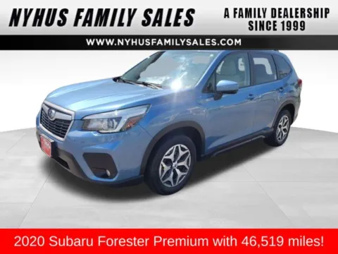 Blue 2020 Subaru Forester Premium for sale in Perham, MN