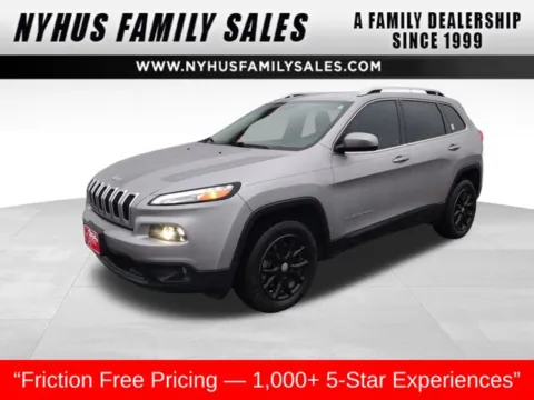 Silver 2018 Jeep Cherokee Latitude Plus for sale in Perham, MN