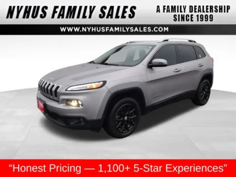 Silver 2018 Jeep Cherokee Latitude Plus for sale in Perham, MN