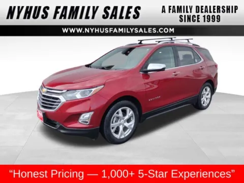 Red 2018 Chevrolet Equinox Premier for sale in Perham, MN