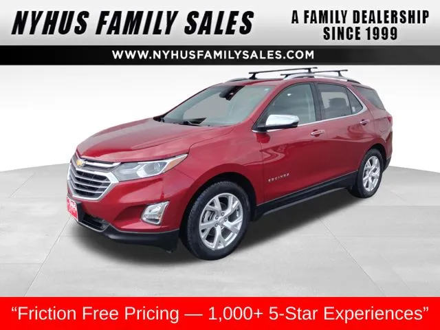 Red 2018 Chevrolet Equinox Premier for sale in Perham, MN