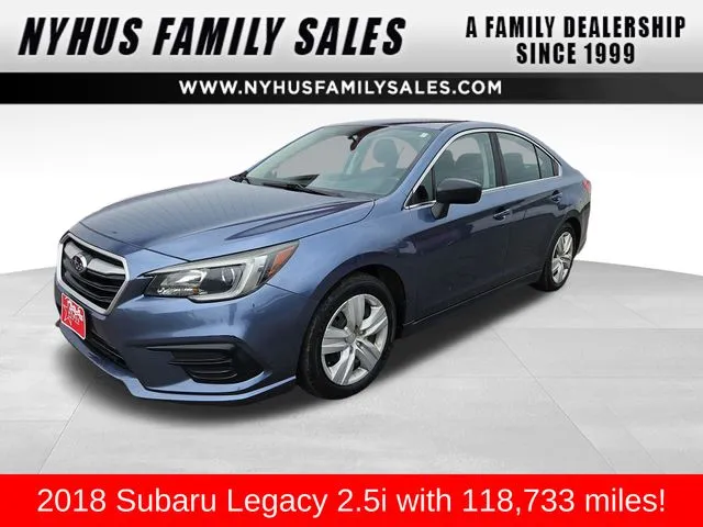 Blue 2018 Subaru Legacy 2.5i for sale in Perham, MN