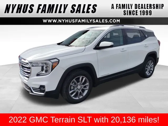 White 2022 GMC Terrain SLT for sale in Perham, MN