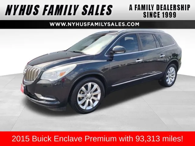 Black 2015 Buick Enclave Premium Group for sale in Perham, MN