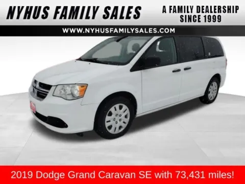 White 2019 Dodge Grand Caravan SE for sale in Perham, MN