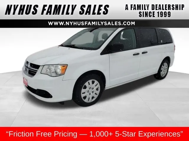 White 2019 Dodge Grand Caravan SE for sale in Perham, MN