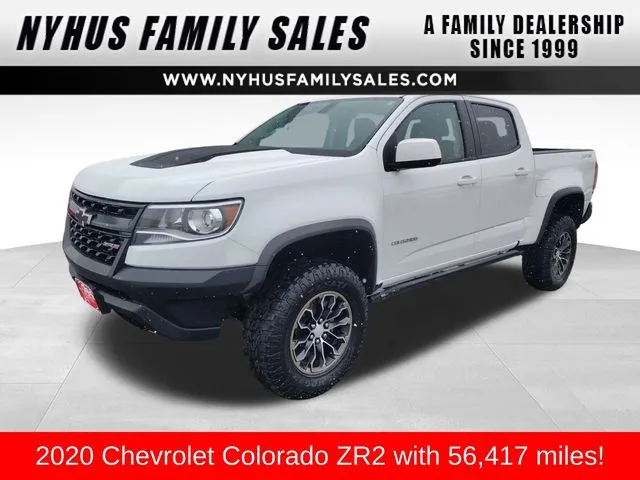 White 2020 Chevrolet Colorado ZR2 for sale in Perham, MN
