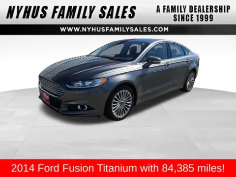 Gray 2014 Ford Fusion Titanium for sale in Perham, MN