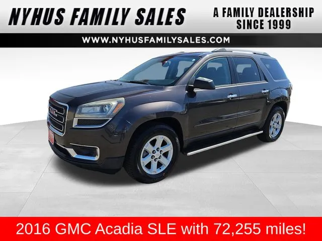 Silver 2016 GMC Acadia SLE-2 for sale in Perham, MN