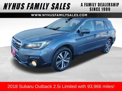 Blue 2018 Subaru Outback 2.5i for sale in Perham, MN