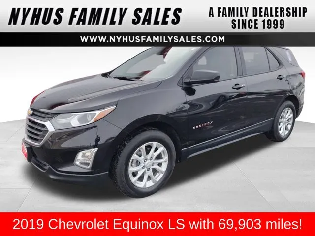 Black 2019 Chevrolet Equinox LS for sale in Perham, MN