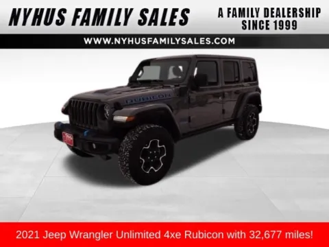 Gray 2021 Jeep Wrangler Unlimited Rubicon 4xe for sale in Perham, MN