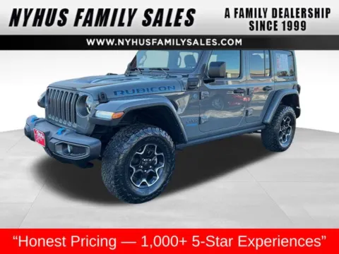 Gray 2021 Jeep Wrangler Unlimited Rubicon 4xe for sale in Perham, MN