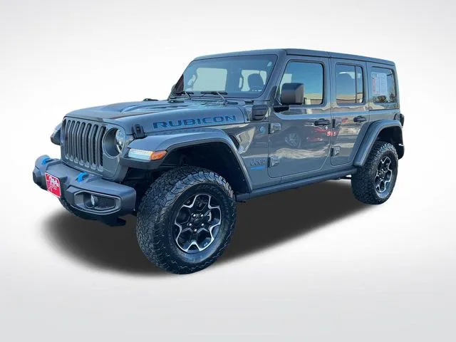 Gray 2021 Jeep Wrangler Unlimited Rubicon 4xe for sale in Perham, MN