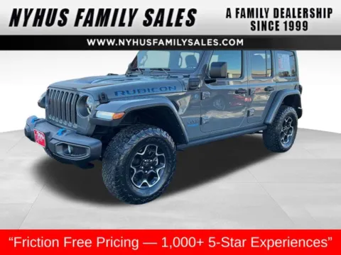 Gray 2021 Jeep Wrangler Unlimited Rubicon 4xe for sale in Perham, MN