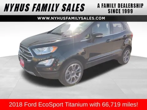 Black 2018 Ford EcoSport Titanium for sale in Perham, MN