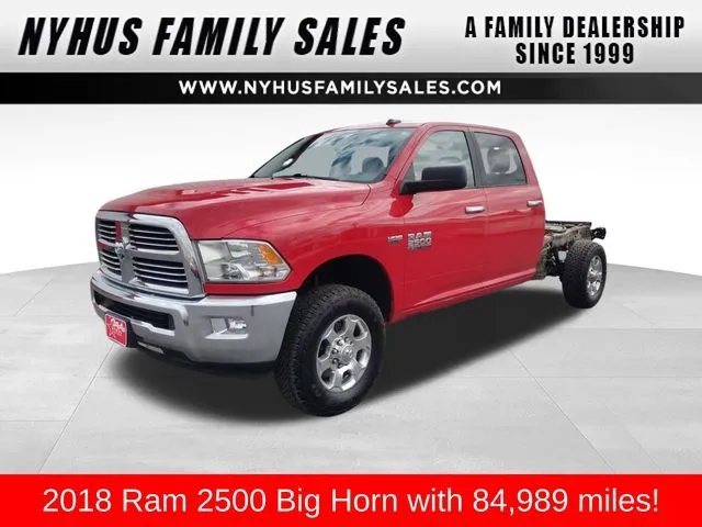 Red 2018 Ram 2500 Big Horn for sale in Perham, MN