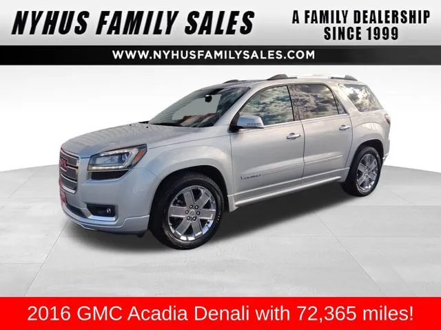 Silver 2016 GMC Acadia Denali for sale in Perham, MN