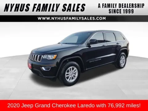 Black 2020 Jeep Grand Cherokee Laredo for sale in Perham, MN