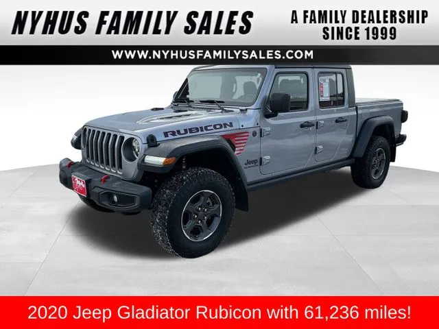 Silver 2020 Jeep Gladiator Rubicon for sale in Perham, MN