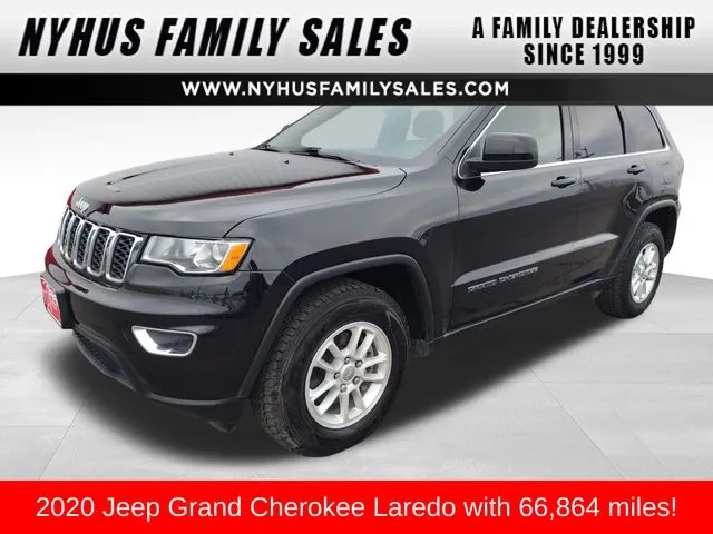 Black 2020 Jeep Grand Cherokee Laredo for sale in Perham, MN