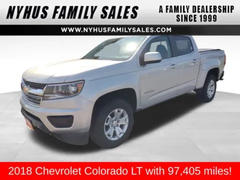 Silver 2018 Chevrolet Colorado LT for sale in Perham, MN