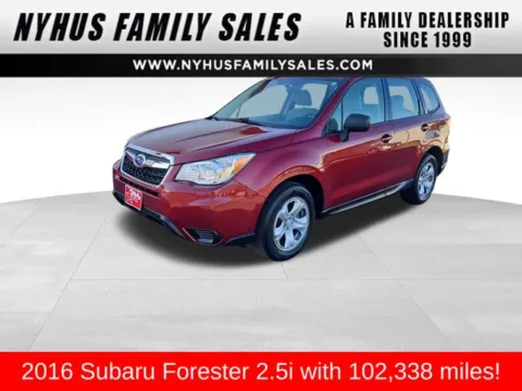 Red 2016 Subaru Forester 2.5i for sale in Perham, MN