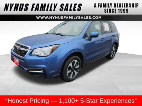 Blue 2018 Subaru Forester 2.5i Premium for sale in Perham, MN