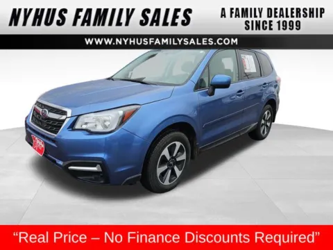 Blue 2018 Subaru Forester 2.5i Premium for sale in Perham, MN