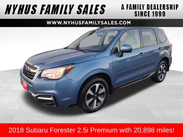 Blue 2018 Subaru Forester 2.5i Premium for sale in Perham, MN