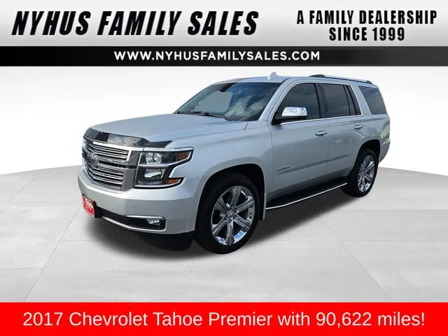 Silver 2017 Chevrolet Tahoe Premier for sale in Perham, MN
