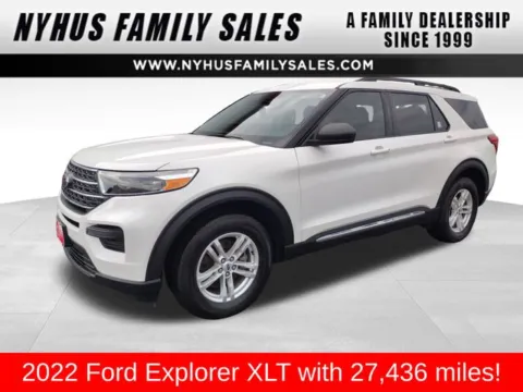 White 2022 Ford Explorer XLT for sale in Perham, MN