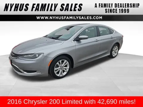 Silver 2016 Chrysler 200 Limited for sale in Perham, MN