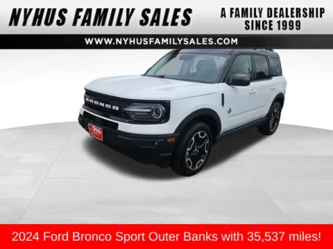 White 2024 Ford Bronco Sport Outer Banks for sale in Perham, MN