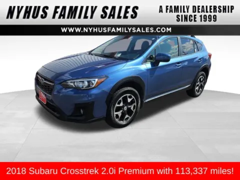 Blue 2018 Subaru Crosstrek 2.0i Premium for sale in Perham, MN