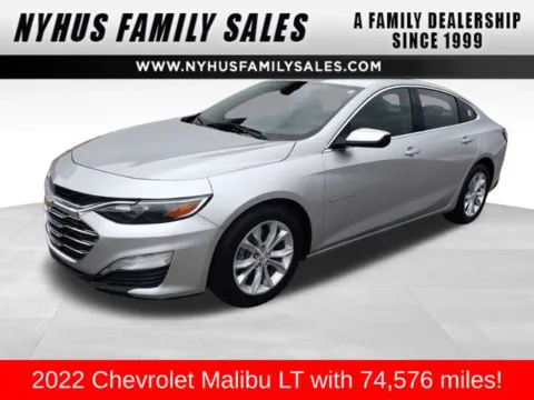 Silver 2022 Chevrolet Malibu LT for sale in Perham, MN