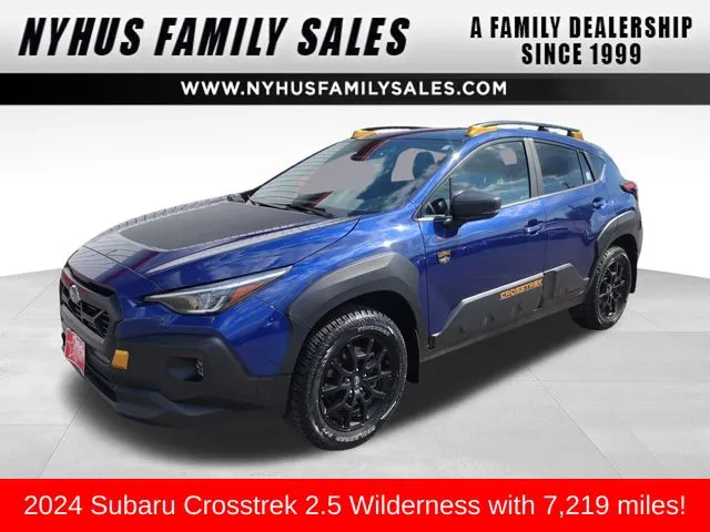 Blue 2024 Subaru Crosstrek Wilderness for sale in Perham, MN