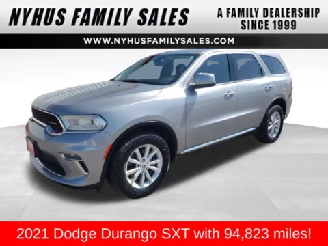 Silver 2021 Dodge Durango SXT for sale in Perham, MN