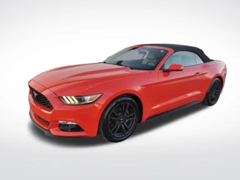 Orange 2016 Ford Mustang EcoBoost Premium for sale in Perham, MN