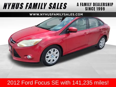 Red 2012 Ford Focus SE for sale in Perham, MN