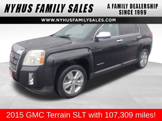 Black 2015 GMC Terrain SLT-2 for sale in Perham, MN