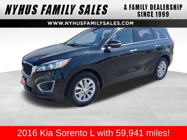 Black 2016 Kia Sorento L for sale in Perham, MN