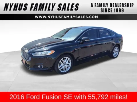 Black 2016 Ford Fusion SE for sale in Perham, MN